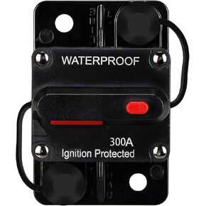 40 AMP Audio Circuit Breaker,12V-48V DC Fuse Holder,30-300A Breaker Switch,Inline Circuit Breaker with Reset Button,for Automotive Marine Boat Audio System Current Overload Protection in Saudi Arabia