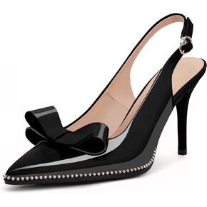 Odetina المرأة مثير أحذية خفيفة القوس Stiletto الكعوب مغلقة أشار تو مضخات حبة مشبك حزام عالية الكعب فستان أحذية