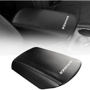 Center Console Cover Fit for 2012-2019 Ford Explorer Accessories Waterproof Microfiber Leather Armrest Box Protective Cover Anti-Scratch Armrest Cover