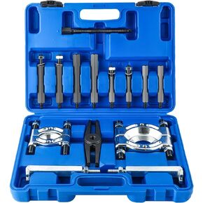 weyleity Heavy Duty 5-Ton Bearing Puller Set | 14PCS Wheel Hub Axle Puller Kit, 2" and 3" Splitters Gear Removal Tool, Bearing Separator Puller Kit for Automotive Repair
