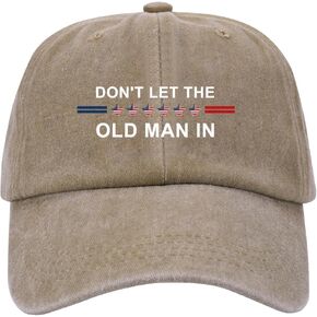 Old Man Cap Don't let The Old Man in Baseball Hats American Flag Funny Hats for Men Women