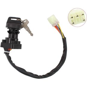 Ignition Switch w/Keys for Suzuki King Quad 400 450 500 750 LTA400F LTF400F LTA450X LTA500 LTA750 Eiger 400 LTF400 LTF400F ATV