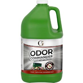Garbage Commander Odor Commander, Odor Control Spray Bottle, 1 Gallon Refill, Lemongrass Scent