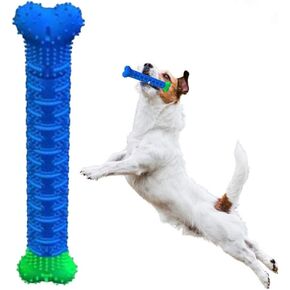 DesirePath Puppy Brush Dog Toothbrush Chew Toy Stick for Tooth Cleaning,Puppy Dental Care Brushing Toy - Natural Rubber Bite Resistant Dog Toothbrush Toy
