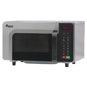 أمانا RMS10TS فرن ميكروويف متوسط ​​الحجم، 1000 واط، 0.8 قدم مكعب. قدم SS، أبيض in Kuwait
