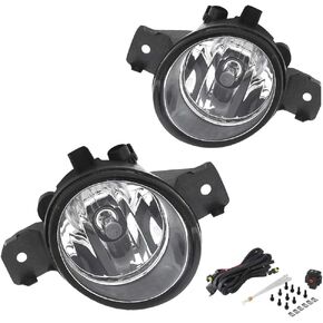 Driving Fog Lights Lamps Replacement for 2004-2018 Nissan Sentra /11-14 Nissan Maxima/07-up Altima Sedan/ 14-16 Rogue/ 08-10 Infiniti M35/ M45/ 10-11 G37 with H11 12V 55W Halogen Bulbs & Switch