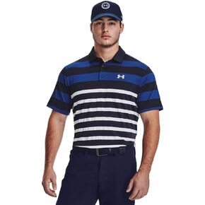 Under Armour Men's Playoff 3.0 Stripe Polo Golf Shirt (US, Alpha, Medium, Regular, Regular)