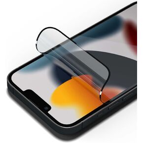 واقي شاشة RhinoShield مضاد للضوء الأزرق متوافق مع [iPhone 13 Pro Max/14 Plus] تغطية كاملة، مقاومة عالية للصدمات، متين، مقاوم للخدش وبصمات الأصابع، إطار محاذاة للتثبيت