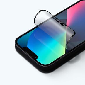 RhinoShield 3D Impact Matte Screen Protector Compatible with [iPhone 13 mini] | Ultra Impact Protection - 3D Curved Edges for Full Coverage - Alignment frame Easy Installation