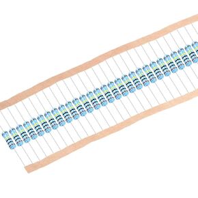 uxcell 30Pcs 1M Ohm Resistor, 2W 1% Tolerance Metal Film Resistors, Lead, 5 Bands for DIY Electronic Projects and Experiments