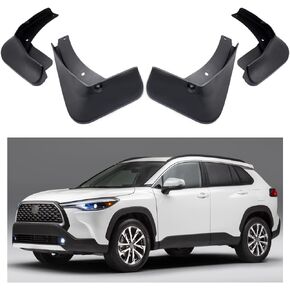 MOERTIFEI 4Pcs Car Mudguard Fender Mud Flaps Splash Guard Compatible with 2022 2023 2024 Toyota Corolla Cross