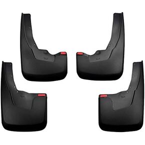 Tecoom Mud Flaps Compatible with Dodge Ram 1500 2009-2018 /Ram 2500 3500 Without OEM Fender Flares Front and Rear Mud Flaps Splash Guards 4 Pack