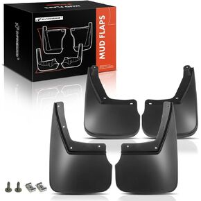 A-Premium Set of 4PCS Mud Flaps Splash Guards Mudguards Mudflaps with Hardware Accessories Compatible with Chevrolet Tahoe 2015-2020, Sport Utility, Front and Rear (Driver and Passenger Sides)