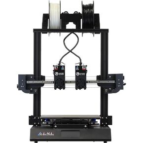 LNL TL-D3 V2 Dual BMG Extruder 3D Printer, TMC2209 32-bit Silent Mainboard, Wi-Fi Connect Remote Control, 300 Degree High Temperature, Removable Magnetic Platform,11.8''x11.8''x13.8''