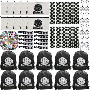 100 قطعة من هدايا الكرة الطائرة من Aikelai للفتيات المراهقات وحفلات الكرة الطائرة هدية لفريق الكرة الطائرة، وإكسسوارات الكرة الطائرة للشباب والنساء البالغات in Kuwait