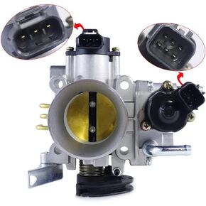 صمام جسم الخانق مناسب لميتسوبيشي لانسر 2003 CS_A (2003-2015) للصالون 1.6 لتر 4G18، استبدل OEM # MR560120، MR560126، MN128888 in Kuwait