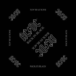 AC/DC Back In Black Bandana