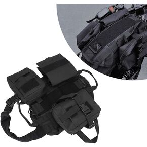 Runfarr Battery Frame Bag for Super 73 ＆ Surron Light Bee,Multiple Pockets Multifunctional Tool Storage Bag for Electric Bike Surron Light Bee X/S and Super73 Most Models - Black