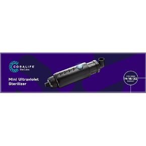 Coralife BioCube Aquarium Fish Tank UV Water Sterilizer with 5 Watt Lamp For All Sizes