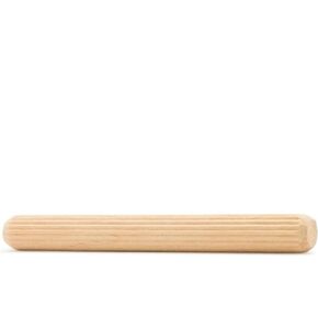 Pinehurst Crafts 3/8 Inch x 4 Inch Fluted Wood Dowel Pins, Great for Furniture, Cabinetry and Crafts Projects, Pack of 50 in Saudi Arabia
