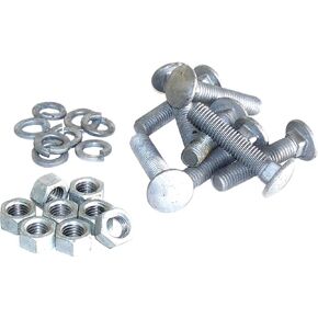 Dock Edge + Inc. Floating Dock Carriage Bolt Set, Pack of 8 (1/2-Inch)