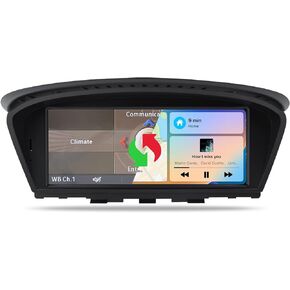 8.8 Inch Touch Screen for BMW 3/5 Series E60 E61 E63 E64 E90 E91 E92 E93 2005-2008 CCC System Upgrade CarPlay Andriod Auto Car Multimedias Player Original Stereo Radio iDrive Amplifer Retained Unit in Saudi Arabia
