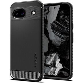 Spigen Rugged Armor [Made for Google] Designed for Pixel 8a Case [Military-Grade Protection] (2024) - Matte Black