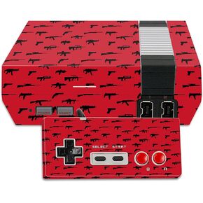 MightySkins Skin Compatible with Nintendo NES Classic Edition wrap Cover Sticker Skins Guns