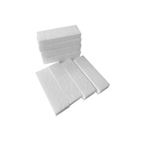 WICAREYO 8PCS Foam Blocks Insert Replacements Styrofoam for NES -White