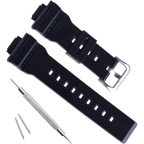 Waterproof Natural Resin Replacement Watch Strap for Women's Casio G-Shock GMA-S110 GMA-S120 GMA-S130