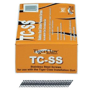 Tiger Claw Stainless Steel Collated Pneumatic Screws (Covers Approx 500 Sq Ft)