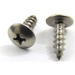 #10 X 3 Stainless Truss Head Phillips Wood Screw (25pc) 18-8 (304) Stainless Steel Screws by Bolt Dropper, ssd Screws