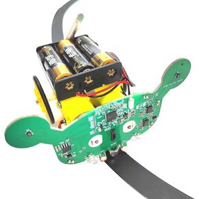 Gearotons Line Follow Robot Kit Smart Robot Assembly Project Kit روبوت تجنب العوائق مع الموسيقى DIY Kit التعليمية لعبة روبوت