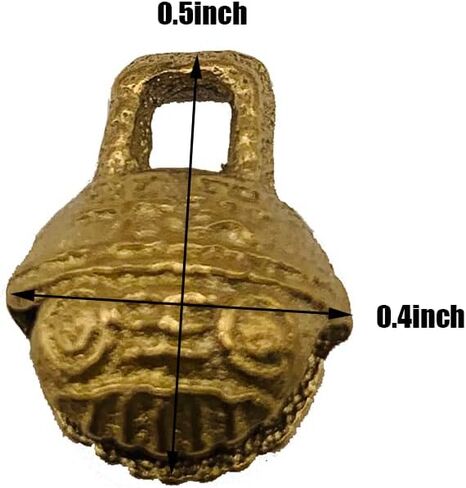 SHUYUNGE 30 Pcs Vintage Mini Brass Bells Christmas Craf Wind Chimes for DIY Crafts Making (30PCS) in Saudi Arabia