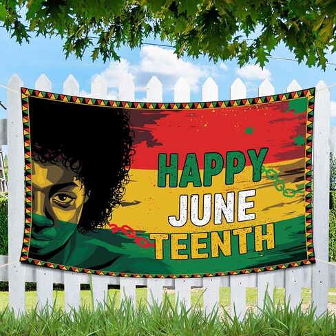 ديكورات خلفية لافتة يوم Juneteenth Day، 1865، 19 يونيو 19th يوم الحرية التاسع عشر، لافتة خلفية لحفلات يوم الحرية الأمريكي الأفريقي، ساحة الشرفة الأمريكية، مكتب المنزل، لوازم ديكور التصوير الفوتوغرافي in Saudi Arabia