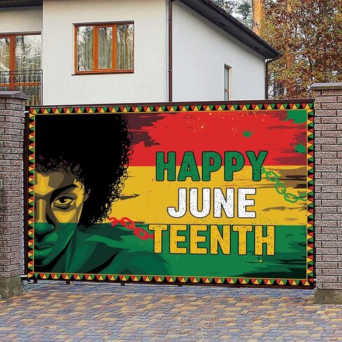 ديكورات خلفية لافتة يوم Juneteenth Day، 1865، 19 يونيو 19th يوم الحرية التاسع عشر، لافتة خلفية لحفلات يوم الحرية الأمريكي الأفريقي، ساحة الشرفة الأمريكية، مكتب المنزل، لوازم ديكور التصوير الفوتوغرافي in Saudi Arabia