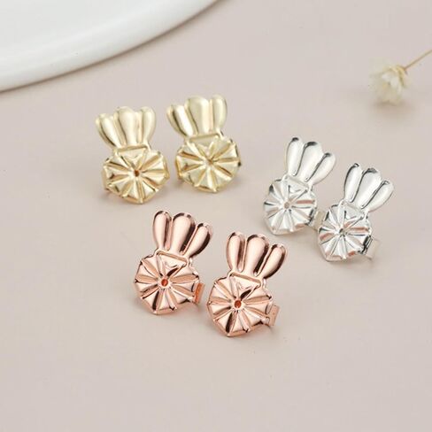 زوجان من أدوات رفع الأقراط للأذنين المتدلية، قابلة للتعديل من الفضة الإسترلينية 925 لبدائل الأقراط الثقيلة، دعم لا يسبب الحساسية للأقراط، وظهر الأقراط للأزرار in Kuwait