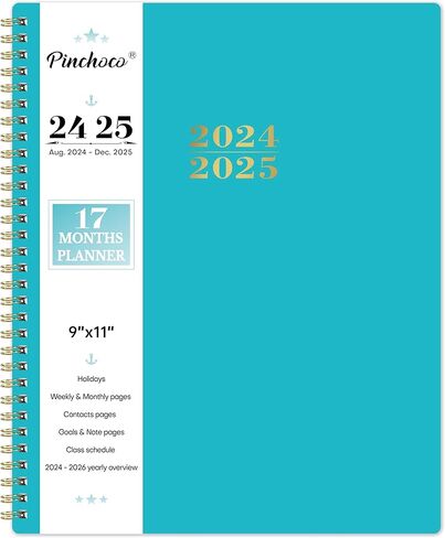 مخطط 2024-2025، 17 شهرًا 2024-2025 مخطط أسبوعي وشهري، أغسطس. 2024 - ديسمبر. 2025، 9×11 بوصة، مخطط أكاديمي 2024-2025 مع علامات تبويب وجيب وملصق، جهات اتصال + كلمات مرور + ورق سميك - أخضر in Kuwait