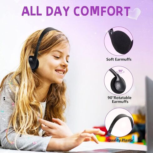 YFSFQS Kids Headphones Bulk 30 Pack for School Students Children Teen Boys Girls, Wholesale Disposable Headphones for Classroom Earphones (Black) in Saudi Arabia