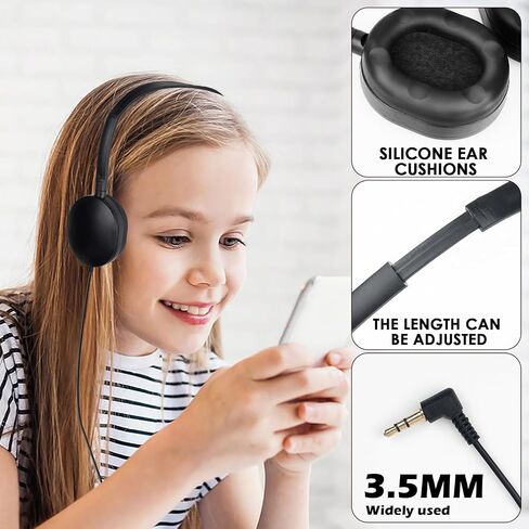 Kids Headphone Bulk 24 Pack for Classroom School,Wired On-Ear in Kuwait