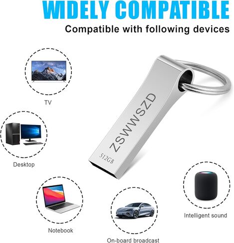 محرك فلاش USB 512 جيجابايت، محرك فلاش USB محمول: USB Stick 512 جيجابايت، محرك أقراص USB ذو سعة كبيرة، محرك تخزين بيانات USB عالي السرعة مع سلسلة مفاتيح in Kuwait