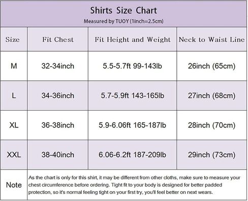 TUOY Padded Sleeveless Shirt Rib Protector Compression Protective Shirt in Saudi Arabia
