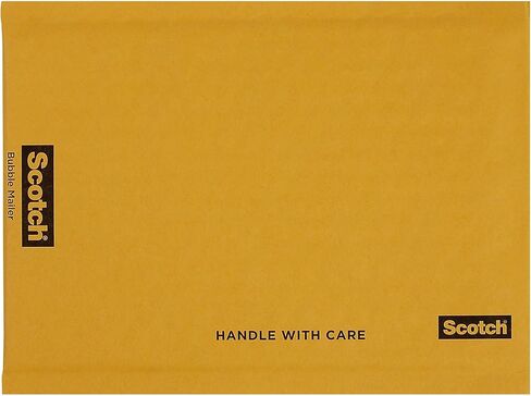 Scotch Bubble Mailer, 6 in x 9 in, Size #0, Kraft, 10/Pack (7913) in Saudi Arabia