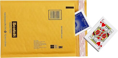 Scotch Bubble Mailer, 6 in x 9 in, Size #0, Kraft, 10/Pack (7913) in Saudi Arabia