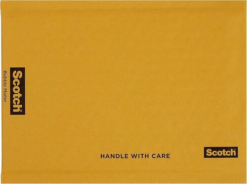 Scotch Bubble Mailer, 6 in x 9 in, Size #0, Kraft, 10/Pack (7913) in Saudi Arabia