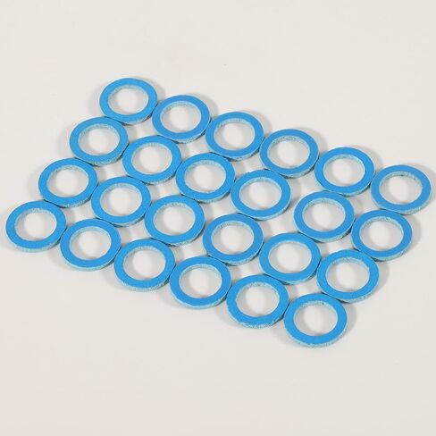 24 Pcs Lower Unit Drain Plug Seal Gasket, Gearcase Lube Drain Screw Washer Replacement for Mercury Marine Outboard Evinude Mercruiser Outdrive Tohatsu 12-19183-3 12-19183Q02 12-19183K02 18-2244 in Saudi Arabia