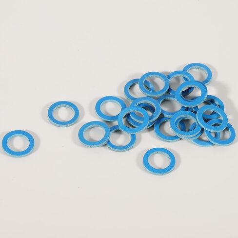24 Pcs Lower Unit Drain Plug Seal Gasket, Gearcase Lube Drain Screw Washer Replacement for Mercury Marine Outboard Evinude Mercruiser Outdrive Tohatsu 12-19183-3 12-19183Q02 12-19183K02 18-2244 in Saudi Arabia