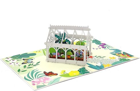 Liif Greenhouse Mothers Day Card, 3D Pop Up Birthday Card for Her, Mom, Wife, Women, Sister in Saudi Arabia