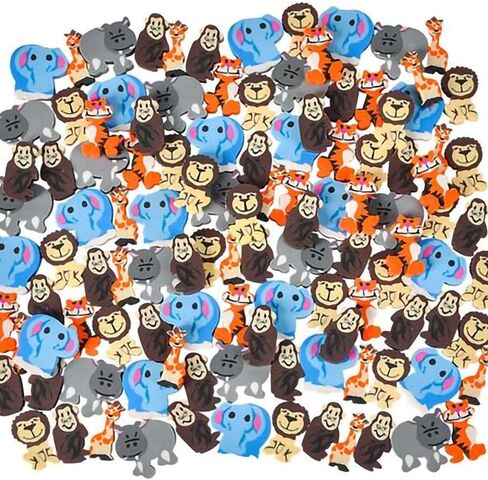 محايات الحيوانات من ArtCreativity Mini Zoo، مجموعة مكونة من 144 قطعة، ممحاة مطاطية للأطفال بتصميمات متنوعة، لوازم العودة إلى المدرسة، مكافآت مدرسي الفصل الدراسي، هدايا حفلات حديقة الحيوان وحشو حقائب الهدايا in Saudi Arabia
