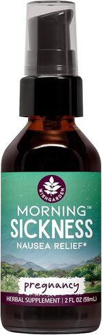 WishGarden Herbs دعم الغثيان الصباحي - مكمل دعم غثيان الصباح العشبي الطبيعي بالكامل مع أوراق النعناع والهيل، دعم الأشهر الثلاثة الأولى للنساء الحوامل، 2 أونصة in Kuwait
